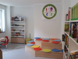 Sitzecke in der Bibliothek